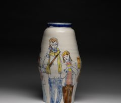 porcelain narrative vase on my phone