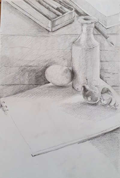 Still life (pencil drawing)