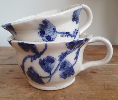 White earthenware [Blue Cornflower series]