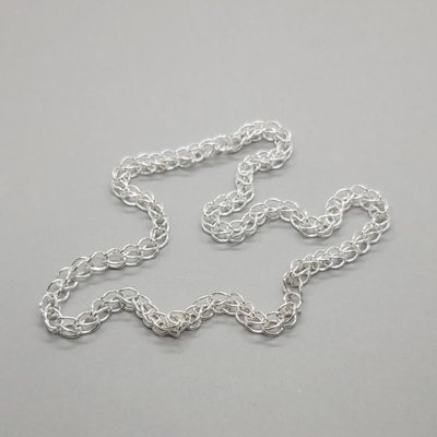 Silver link chain
