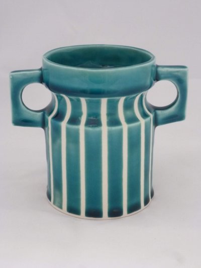 '60s'  turquoise stripe
