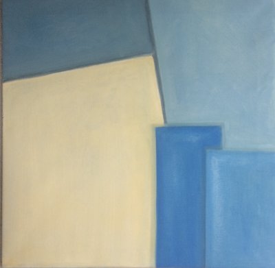 Lockdown blues, oil on canvas, 60x60cm, For sale