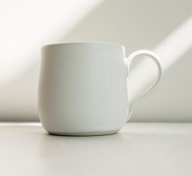 Hazel white mug